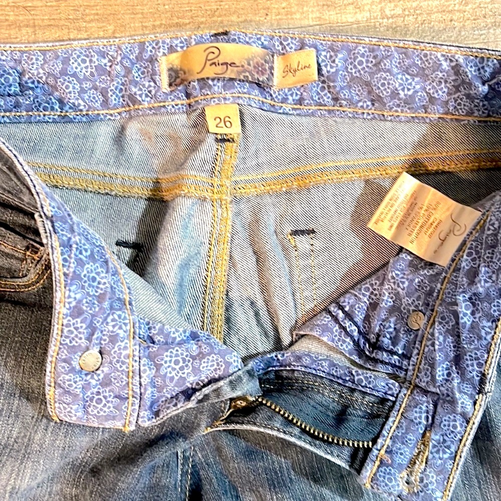 Paige Skyline Bootcut Jeans, size 26 - Picture 6 of 7
